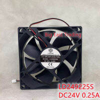 0.25A DC24V LD249225S ขนาดเล็กมีเครื่องเชื่อมไฟฟ้าไฟฟ้ากระแสตรง24โวลต์พัดลมคอมพิวเตอร์รับประกันคุณภาพ1ชิ้น