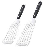 2 Pieces Slotted Fish Spatulas Wide Thin,Curved Kitchen Cooking Spatula Turner for Grilling,Frying and Cooking