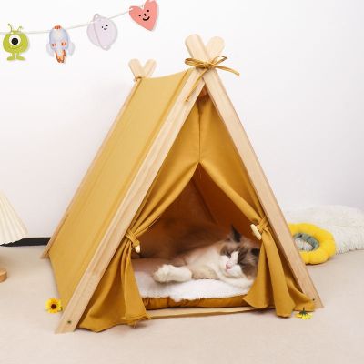 ❃▼ litter warm winter closed general pet dog kennel kitten cat tent can unpick and wash