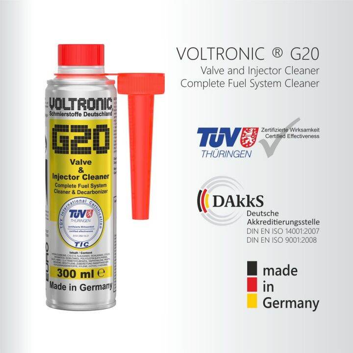 ถูกที่สุดในโลก-voltronic-g20-gasoline-valve-amp-injector-cleaner-สารทำความสะอาดหัวฉีด-และ-วาล์ว-300-ml