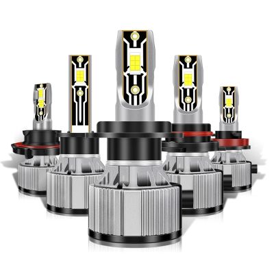 H11/H8/H9 LED Bulbs Brighter LED Lights 50000 Hour Lifespan 6000K 60W 12000LM Headlight Bulbs Kit (Pack of 2)
