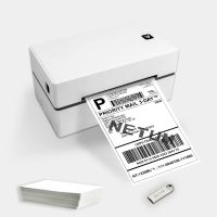 NETUM Shipping Label Printer NT-LP110F  4x6 USB Desktop Thermal Label Printer Compatible with Mac  Windows  UPS  USPS Fax Paper Rolls