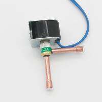 +[; 2 Way FDF-2A 4A  Mini -Flow Copper Solenoid Valve Refrigeration System AC220V