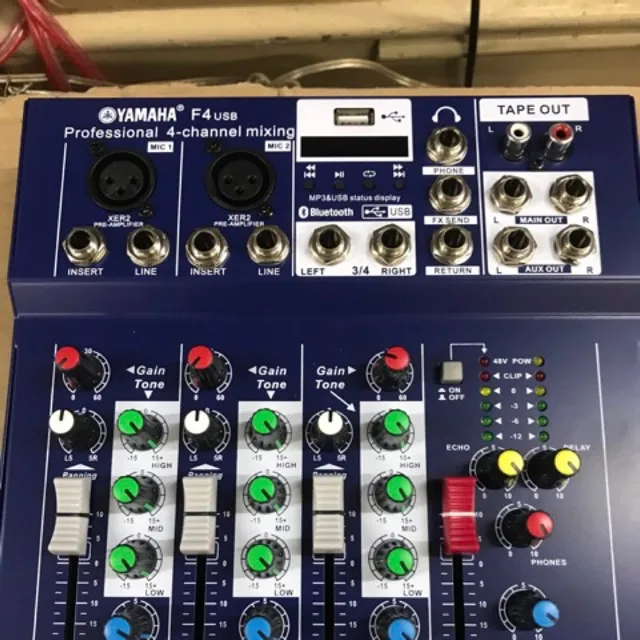 ♀Yamaha 4 CHANNEL mixer with Usb Bluetooth♗ Lazada PH