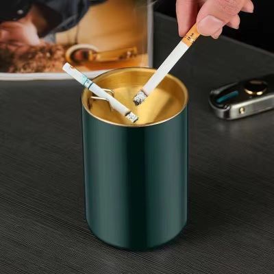 hot！【DT】♝  Detachable Metal Ashtray Funnel Windproof Car Cup Room Anti-fly Ash Office