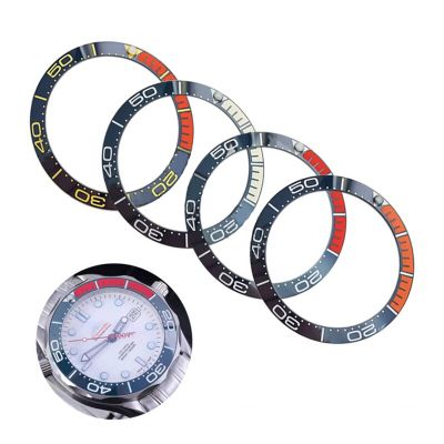 38-30.8 Mm Ceramic Insert For 41 Mm Dial Watch Bezel Watch Face Watches Replace Accessories Parts Colorful Bezel Ring