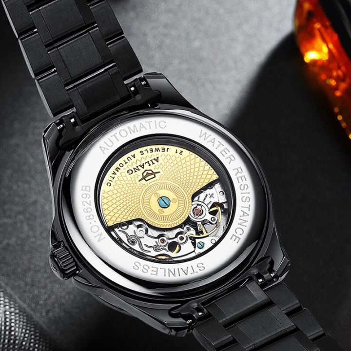 ailang-นาฬิกากลไกอัตโนมัติหรูหราแบรนด์-op-สำหรับผู้ชายนาฬิกาทหารกันน้ำสแตนเลสชายนาฬิกาข้อมือหัวกะโหลกกีฬา