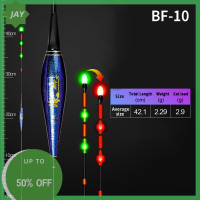 ?【Lowest price】Jay LED ตกปลาลอยปลากัดเตือนทุ่นเรืองแสงคืนไฟฟ้าด้วยแบตเตอรี่