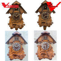 นาฬิกาแขวน Veladeedee Cuckoo Clock นาฬิกาแขวน เวลาดีดีกุ๊กกู ตัวเรือนไม้แท้ รุ่น V6603-BR