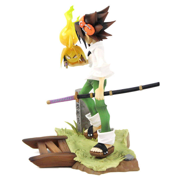 artfx-j-อะนิเมะ-shaman-king-yoh-asakura-1-8-scale-pre-painted-pvc-ตุ๊กตาขยับแขนขาได้สะสมของเล่นตุ๊กตาของขวัญ