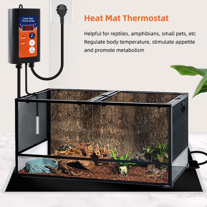 fansline-digital-heat-mat-thermostat-1000w-230v-41-108ตัวควบคุมอุณหภูมิ-f-พร้อมจอแสดงผล-led-สำหรับต้นกล้า-hydroponic-การงอกสัตว์เลื้อยคลานหมัก