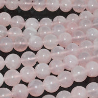 Natural Rose Quartz Loose Round Beads 8mm,10mm,12mm, No Color Treatment