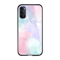 เคสใส่โทรศัพท์สำหรับ Reno4 OPPO Reno4 F Reno4 Pro Reno4 Z 5G เคสฝาหลังกระจกเทมเปอร์เหมือนฝันถึงเคสมันวาวกันกระแทก