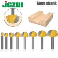 【DT】hot！ 6mm Shank 681216182022mmCNC tools solid carbide round nose Bits Round Core Router Bit Shaker Cutter Tools