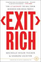 หนังสืออังกฤษใหม่ Exit Rich : The 6 P Method to Sell Your Business for Huge Profit [Hardcover]