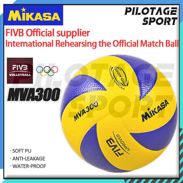 Original Mikasa Volleyball MVA300 MVA330W FIVB Official Game Ball PU Volleyball Size 5 Match