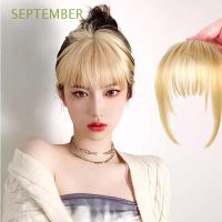 September กิ๊บติดผมหน้าม้า 3D ไร้รอยต่อ เต็มตัว หน้าม้า ผมหน้าม้า สไตล์การ์ตูน ต่อผมสังเคราะห์ พร้อมหน้าม้าปลอม ผ้าลินินธรรมชาติ หลากสี สําหรับผู้หญิง QC7311128