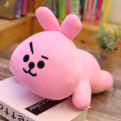 หมอนอิงลายการ์ตูนตุ๊กตาหนานุ่ม BT21 ANA สำหรับแฟนๆของเด็กๆ SHOOKY KOYA RJ MANG เบาะ Boneka Mainan