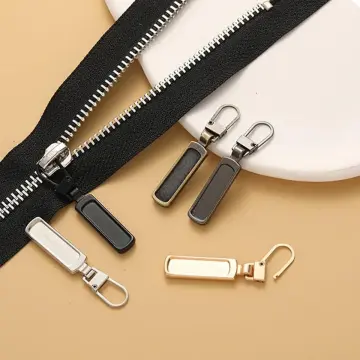 5/1Pc Metal Zipper Puller Tap Slider Replacement Instant Repair Universal  Zipper Head for Clothing Bags DIY Sewing Zipper Slider - AliExpress