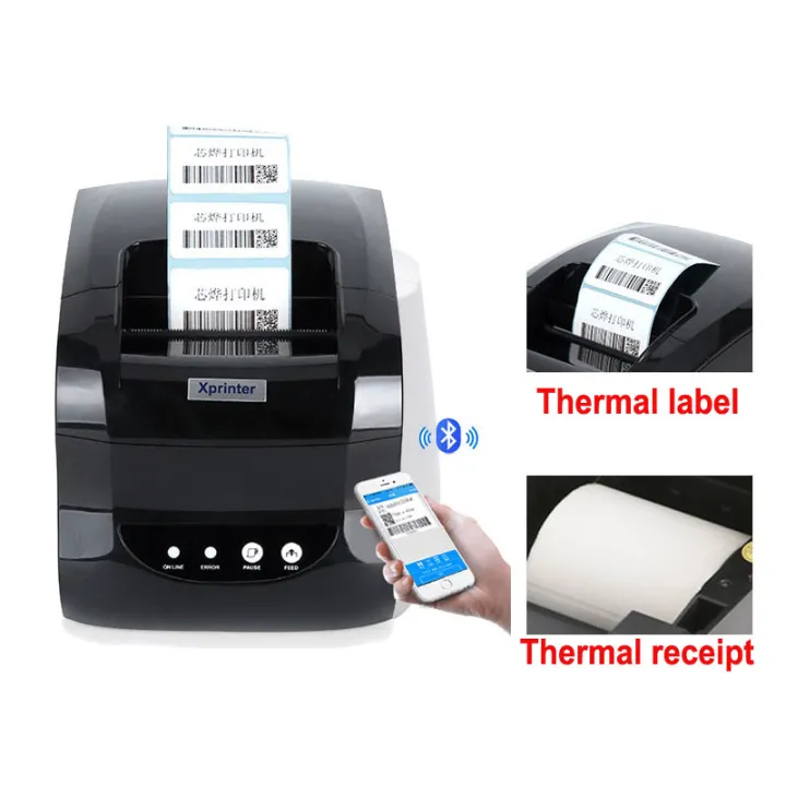 สติ๊กเกอร์บาร์โค้ดใบเสร็จ80มม-เครื่องปริ้นตราด้วยความร้อน20มม-80มม-xprinter-365b-370b-usb-การพิมพ์บลูทูธ
