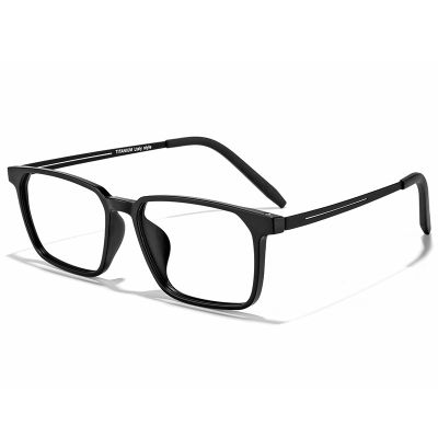 ใหม่ Titanium Square Men คลาสสิกธุรกิจแว่นตากรอบ Designer สายตาสั้นแว่นตาผู้หญิง Prescription Ultra-Light แว่นตา