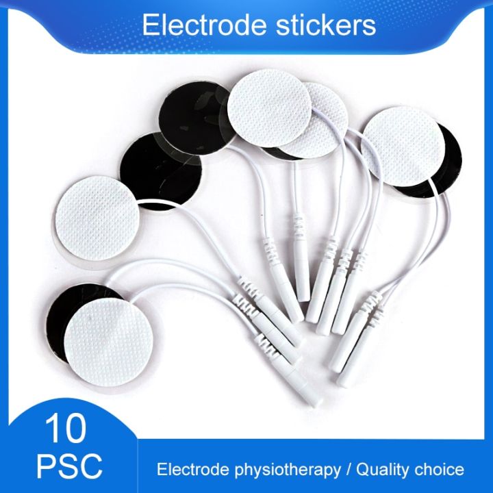 10Pcs 5*5cm Adhesive Gel Tens Electrode Pads Sticker For Electric