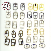 New arrived 30pcslot silver -black gold small Square round alloy metal shoes bags Belt Buckles DIY Accessory Sewing XK023