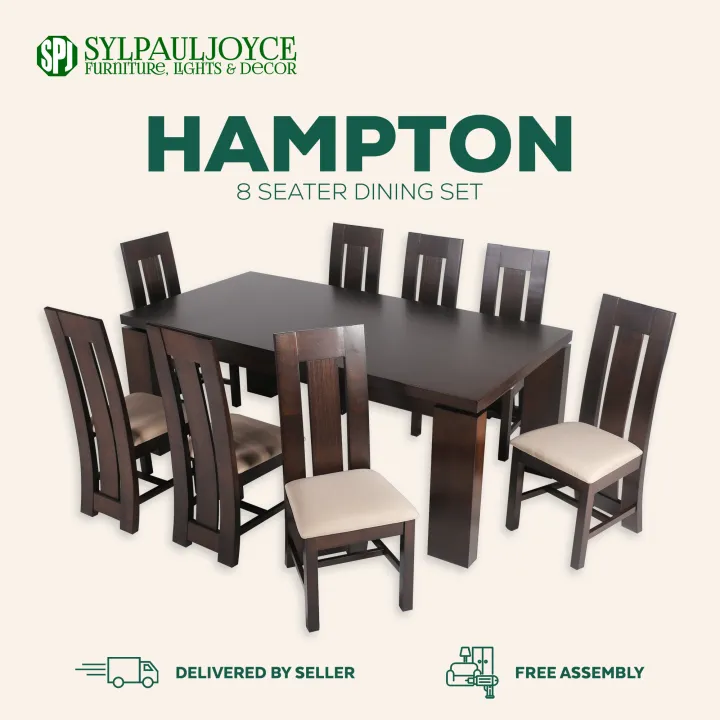 Sylpauljoyce Hampton 8 Seater Dining, Upholstered Dining Room End Chairs Philippines