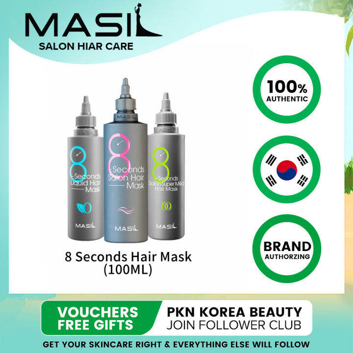 MASIL 8 Seconds SALON, LIQUID, SALON SUPER MILD Hair Mask (100ML) -Hair ...