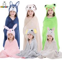 【DT】hot！ MICHLEY Toddler Hooded Baby Bathrobe Shower Soft Warm Sleeping Swaddle Blanket Boys Kids Newborn 0-9T