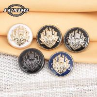 10pcs 10/15/20/25mm European Vintage Clothing Buttons 10mm Small Buttons for Shirt Sewing Accessories Golden Buttons for Coats