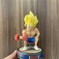 ใหม่ Z Goku Super Saiyan GK กล้ามเนื้อออกกำลังกาย Ver. อะนิเมะ PVC รูป DBZ Vegeta ทหาร Gohan Broly รุ่น17Cm