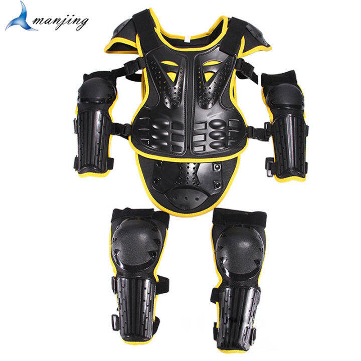 Full Body Motorcycle Armor Children Kids Motocross Armour Jacket Chest