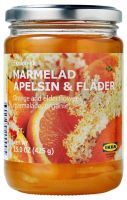 MARMELAD APELSIN &amp; FLÄDER 425 kg (แยมส้ม ออร์แกนิก 425 กรัม)