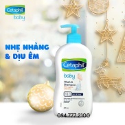 Sữa tắm gội dịu nhẹ cho Bé Cetaphill chai 400ml