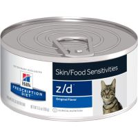 Hills Prescription Diet z/d Skin/Food Sensitivities อาหารเปียกสำหรับแมวแพ้อาหาร 156 กรัม [12Cans]