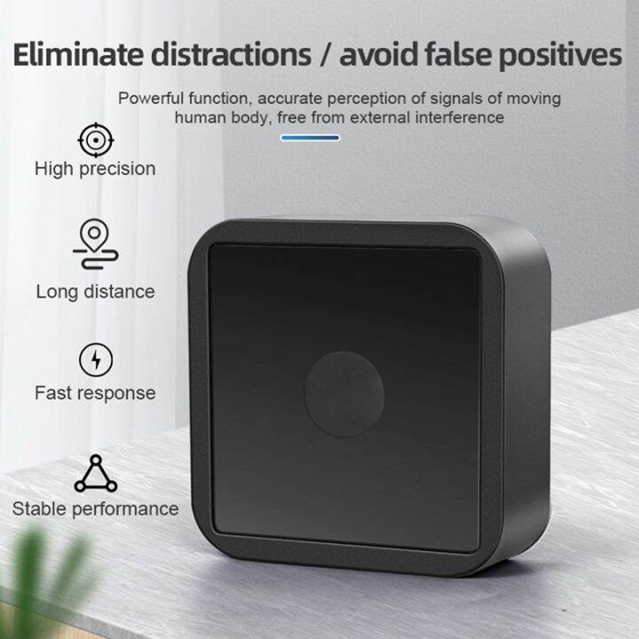 1-pcs-wifi-human-presence-sensor-mmwave-radar-high-precision-sensing-smart-home-human-body-presence-sensor-black-plastic