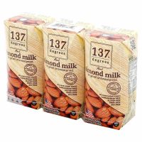 นมอัลมอนด์ คีโต 137ดีกรี นมอัลมอนด์ รสไม่หวาน 180 มล. แพ็ค 12 กล่อง Almond Milk Keto 137 Degrees Unsweetened Almond Milk 180 ml. Pack of 12 boxes