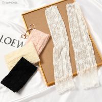 ❁❖ 1pair Summer Women Long Lace Fingerless Gloves Girl Fashion Sun Protection Floral Arm Sleeve Thin Cooling Driving Cycling Gloves