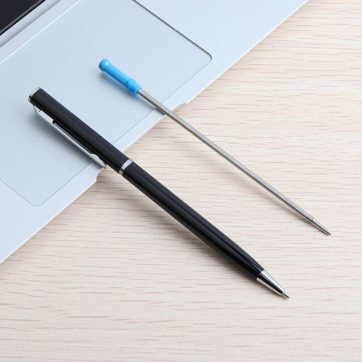 2-11-20-pcs-office-a-pen-metal-ballpoint-pens-rotating-metal-old-oil-pens-0-7mm-blue-black-ink-for-office-amp-school-supplies-pens