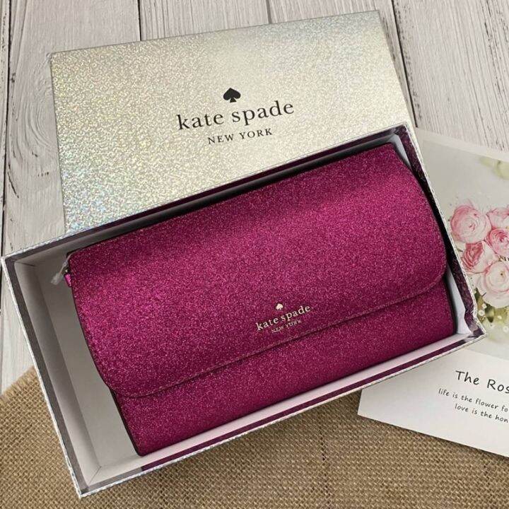 Kate spade lola glitter boxed medium phone wristlet Clearance