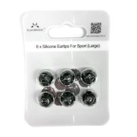 SoundMAGIC จุกหูฟัง Silicone Eartips รุ่น For Sport ขนาดใหญ่ (สีดำ)