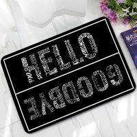 Hello Goodbye Anti-slip Floor Mat Door Entry Front Door Mats Outdoor Entrance Indoor Welcome Carpet