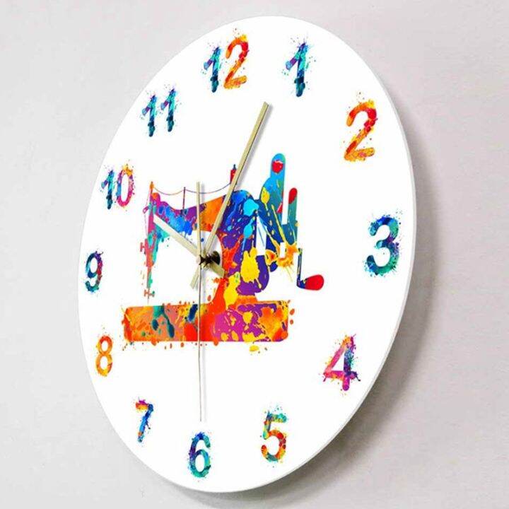 sewing-machine-watercolor-art-print-wall-clock-tailor-sewing-room-sign-silent-decoration-wall-clock-tailor-gift