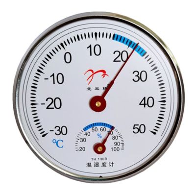เครื่องวัดอุณหภูมิในร่มที่มีเครื่องวัดความชื้นเครื่องวัดอุณหภูมิผนัง/ไฮโกรมิเตอร์สำหรับตกแต่งบ้านปรับปรุงเครื่องวัดอุณหภูมิแบบอะนาล็อก