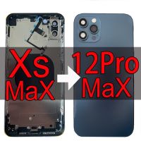 เคส6.5นิ้วสำหรับ Iphone Xs Max,เคสแบบ12Promax ด้านหลังแปลงเป็น11Promax Backshell พร้อมเคส Flash ฟรี