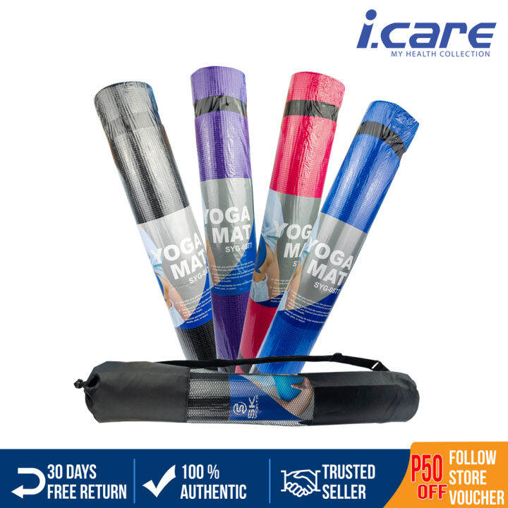 I.Care Yoga Mat 4mm x 1 pc Lazada PH