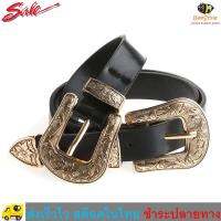 BeeStyle เข็มขัด เข็มขัดหนัง เข็มขัดผู้หญิง สไตล์คันทรี่ Womens Fashion Casual Belt Ceinture - Country Style 2592 Gold