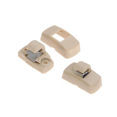 5Pcs Sun Visor Hook Clip Sun shading Board Bracket Hanger Holder For Audi Volkswagen VW Passat B5 Polo Golf 4 Beige