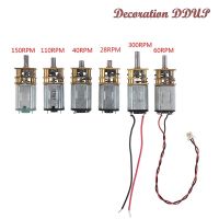 【☑Fast Delivery☑】 yaogang1588144717 อุปกรณ์ลดเกียร์ความเร็วต่ำ N20มอเตอร์เกียร์ Dc 5V Motor Listrik ของเล่น Diy 40/60/28/150/300/110 Rpm